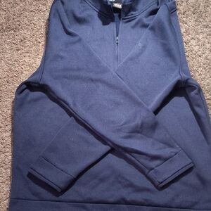 Under Armour LG Men's Deep Blue Zip-Up Sweater